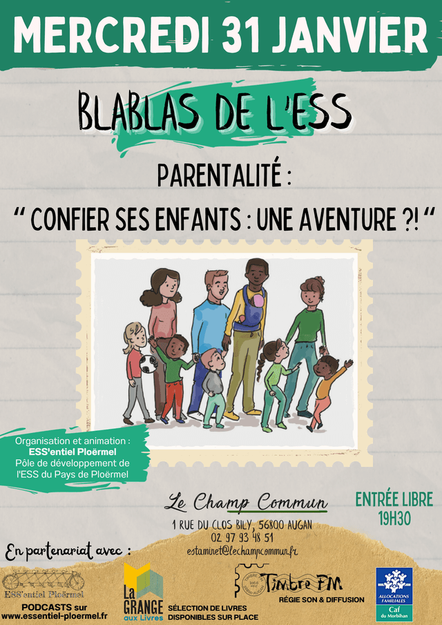 Parentalité : "Confier ses enfants : une aventure ?!" 31-01-2024