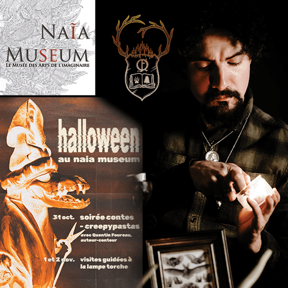 LE TIMBRE DU COIN 2025 => [INTW] QUENTIN FOUREAU, CONTEUR - HALLOWEEN au NAIA MUSEM 31/10/25 à ROCHEFORT-EN-TERRE