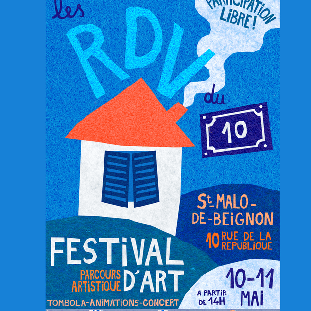 LE TIMBRE DU COIN 2025 => [INTW] 1ère édition du FESTIVAL D'ART "LES RDV DU 10" - les 10 & 11 Mai à ST MALO-DE-BEIGNON