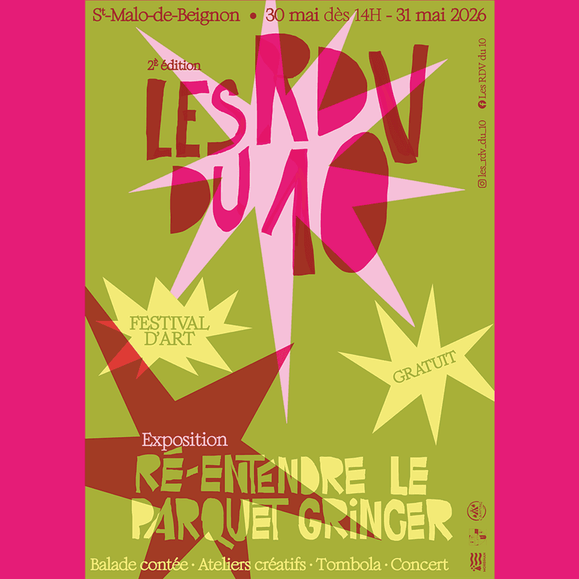 LE TIMBRE DU COIN 2026 => [INTW] 2ème FESTIVAL D'ART "LES RDV DU 10" ! Les 30 & 31 MAI à ST-MALO-DE-BEIGNON
