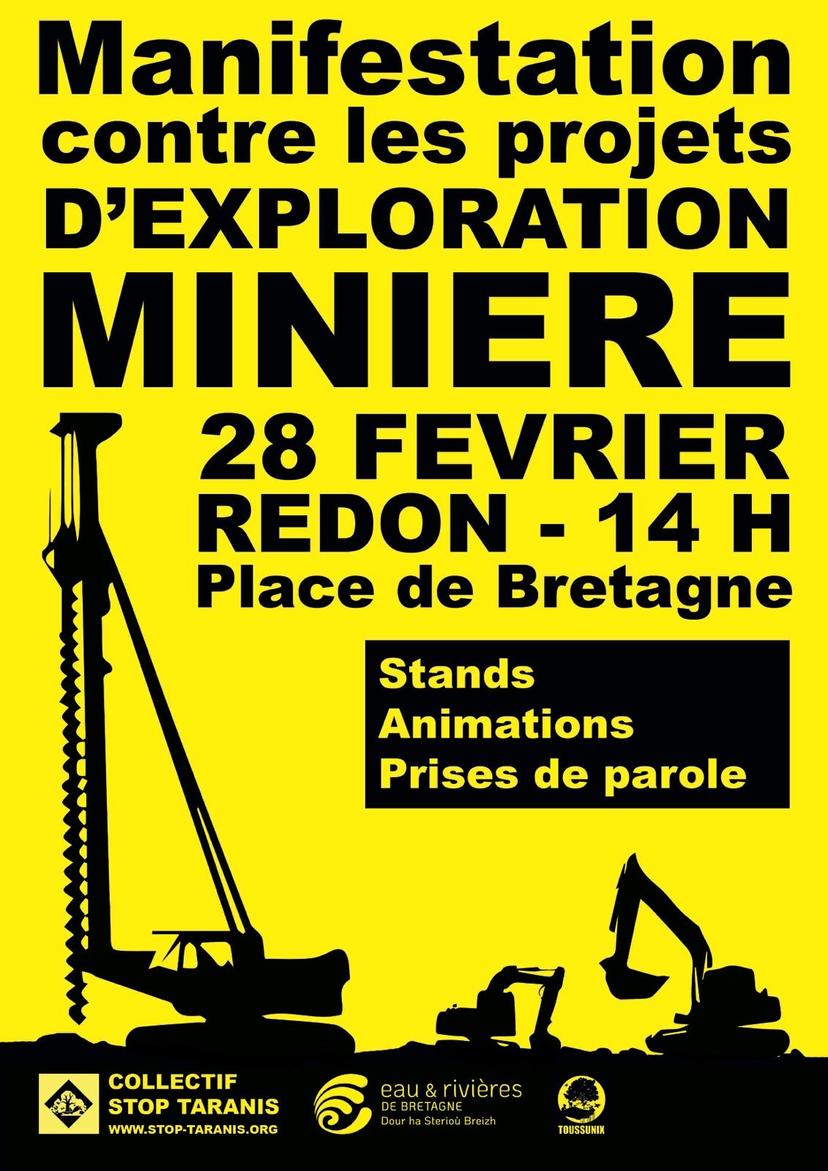 LE TIMBRE LIBRE => Enregistrement des prises de parole lors de la Manifestation Stop Taranis à REDON le 28/02/2026