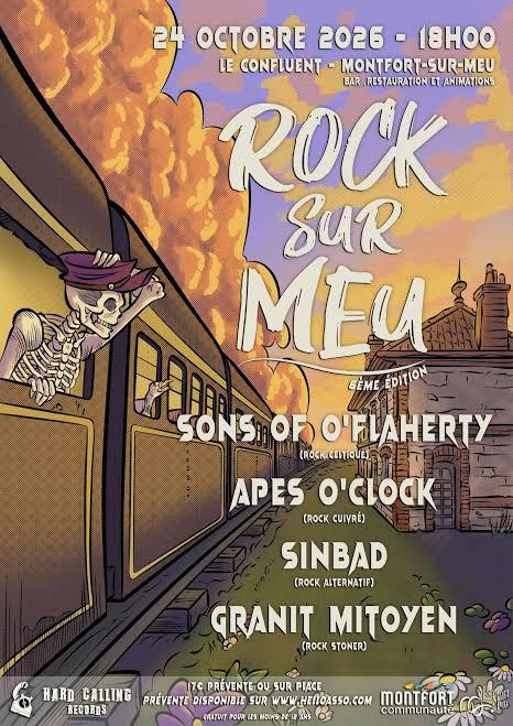 Festival Rock sur Meu 2026 volume 1 - Apes O'Clock & Sons of O'Flaherty