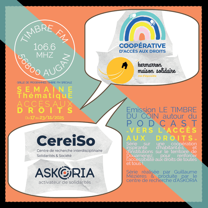 LE TIMBRE DU COIN 2025 => [INTW] VERS L'ACCES AUX DROITS : "Une coopérative d'accès aux droits" Feat. Francois Sorin/Guillaume Méziere/Josic Pouëssel [Semaine Thématique Timbre FM]