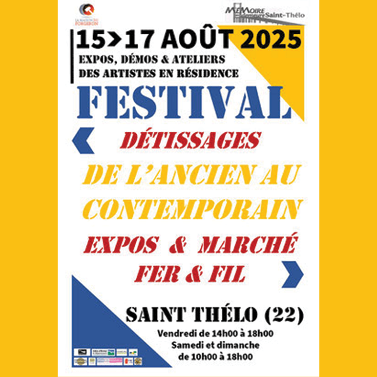 LE TIMBRE DU COIN 2025 => [INTW] FESTIVAL DÉTISSAGES : Du 15 AU 17 AOÛT à SAINT THÉLO ! & RENCONTRE avec BENJAMIN BARRET, TISSERAND !