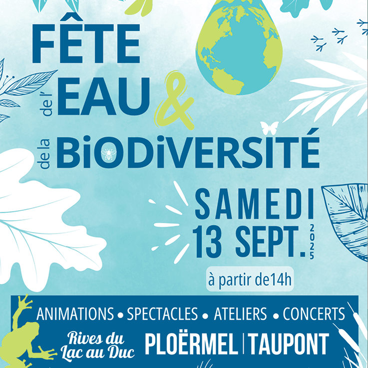 LE TIMBRE DU COIN 2025 => [INTW] SMGBO : 4ème édition de la FÊTE DE L'EAU & DE LA BIODIVERSITÉ - 13/09/2025 - Lac Au Duc - PLOËRMEL/TAUPONT