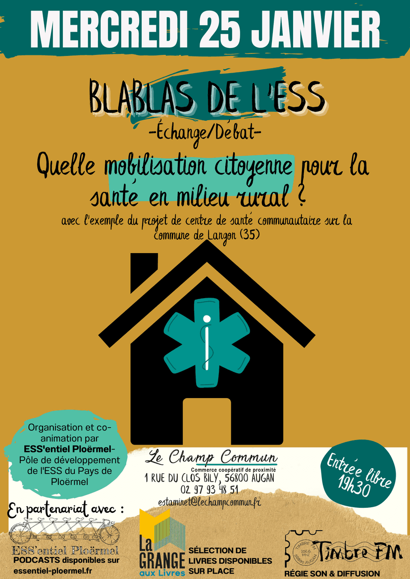 Quelle mobilisation citoyenne pour la Santé en Milieu Rural ? 25-01-2023