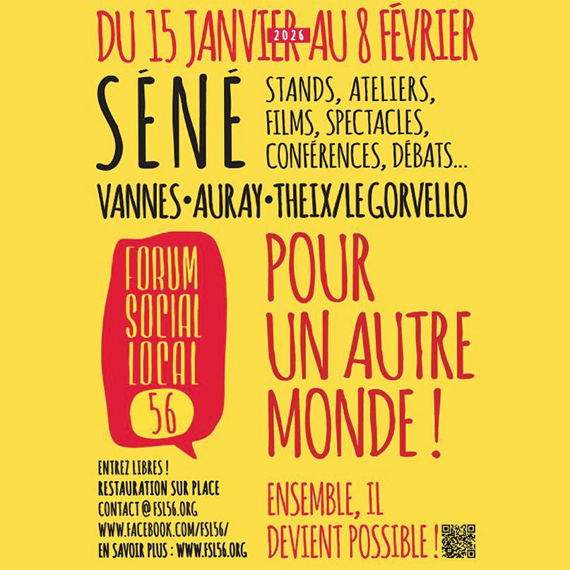 07/02/2026 => TIMBRE FM au FORUM SOCIAL LOCAL du MORBiHAN à Séné !