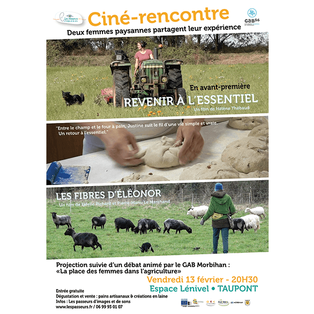 LE TIMBRE DU COIN 2026 => [INTW] CINÉ-RENCONTRE à TAUPONT le 13/02/26 ! Deux documentaires : deux experiences de femmes paysannes !
