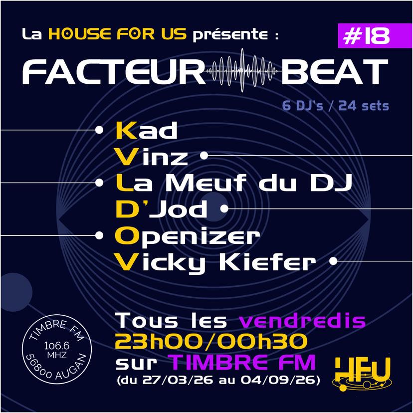 FACTEUR BEAT => Episode 18 - Openizer (Live : Gouter Electro #7 au Hangar sur les Nuages)