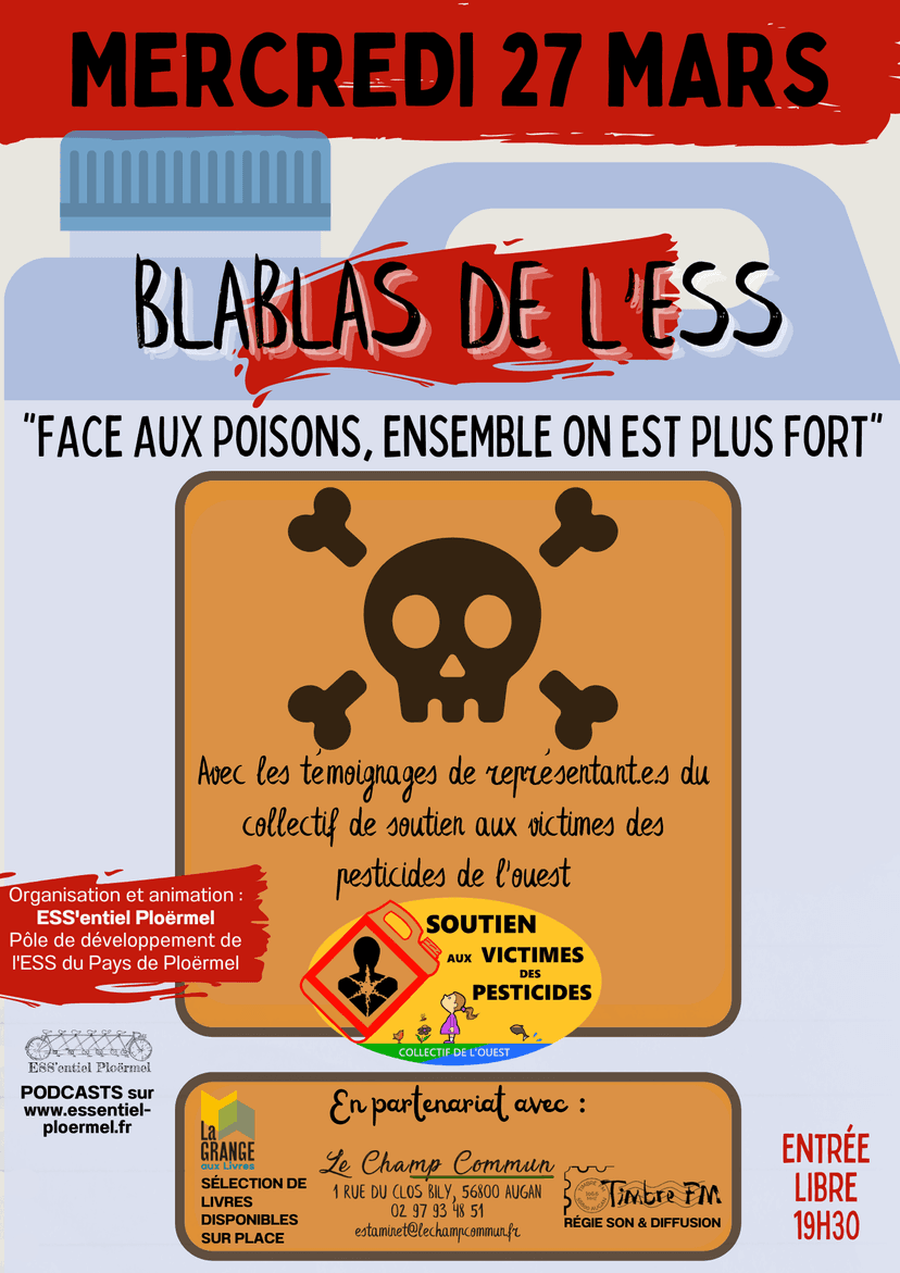 "Face aux poisons, ensemble on est plus fort !" - Pesticides 27-03-2024