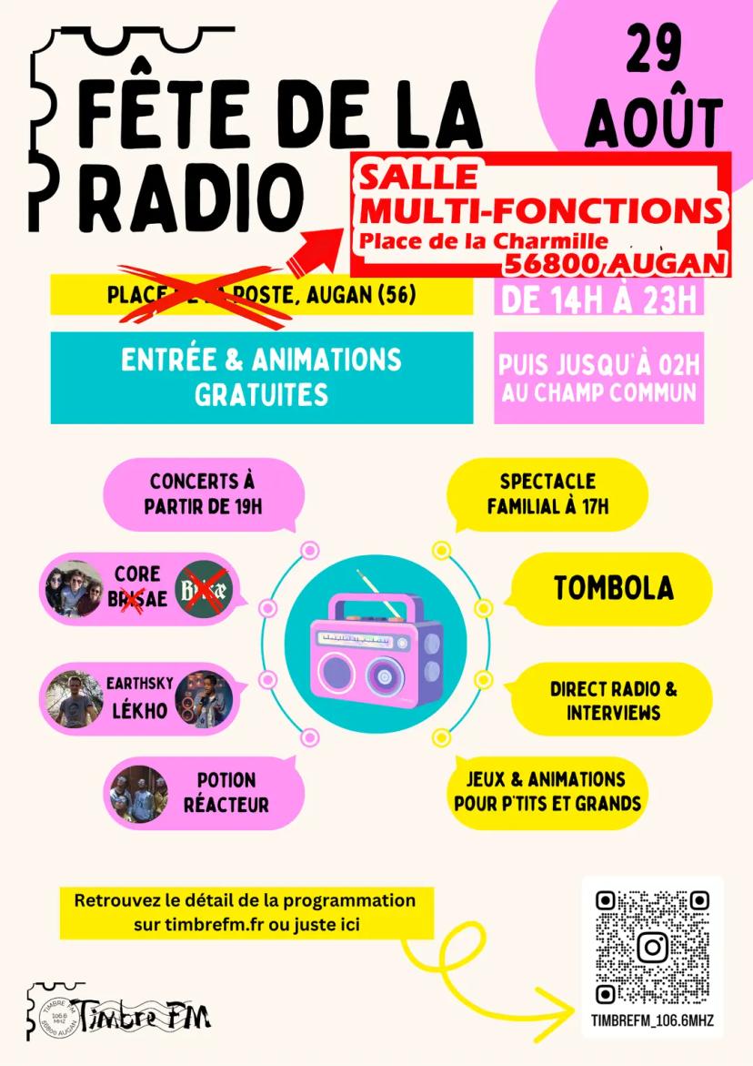La fête de la Radio 2026 AUGAN - Le QUIZZ Radio TimbreFM