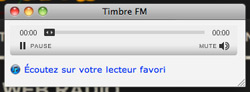 Lecteur Web de la radio Timbre FM